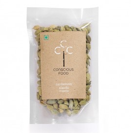 Conscious Food Cardamom Elaichi Organic   Pack  50 grams